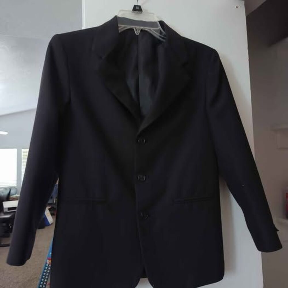 Boy's Black Blazer Size 12 Regular